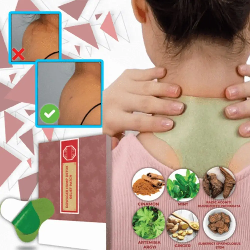 

12pcs Neckhump Relieving Detox Patch Soothing Detox Patch
