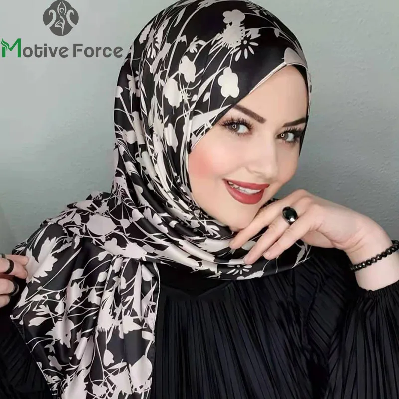 

Muslim Black Silk Fashion Abaya Hijab Jersey Scarf Abayas Dress For Women Turbans Instant Ndercap Islamic Modal Hijabs Head Wrap
