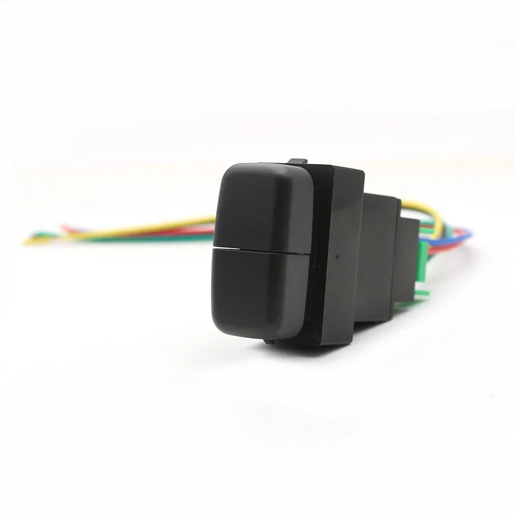 

1 шт. автомобильный двойной переключатель, светодиодные противотуманные фары, вентилятор, прожектор, кнопка включения фар, использование для Mitsubishi ASX LancerEX Pajero V73 V93 V97