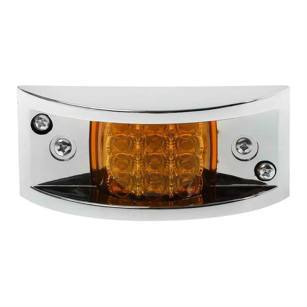 

LED Side Marker Fender Light 12/24V Universal Easy To Install Surface Mount