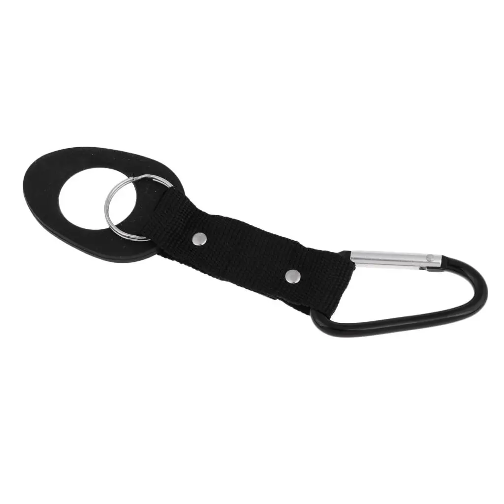 

Bottle Hanging Strap Webbing Buckle Carabiner Holder Rubber