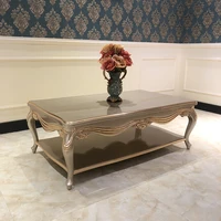 european style tea table tv cabinet combination neoclassical small family living room solid wood tea table tea table neoclassica