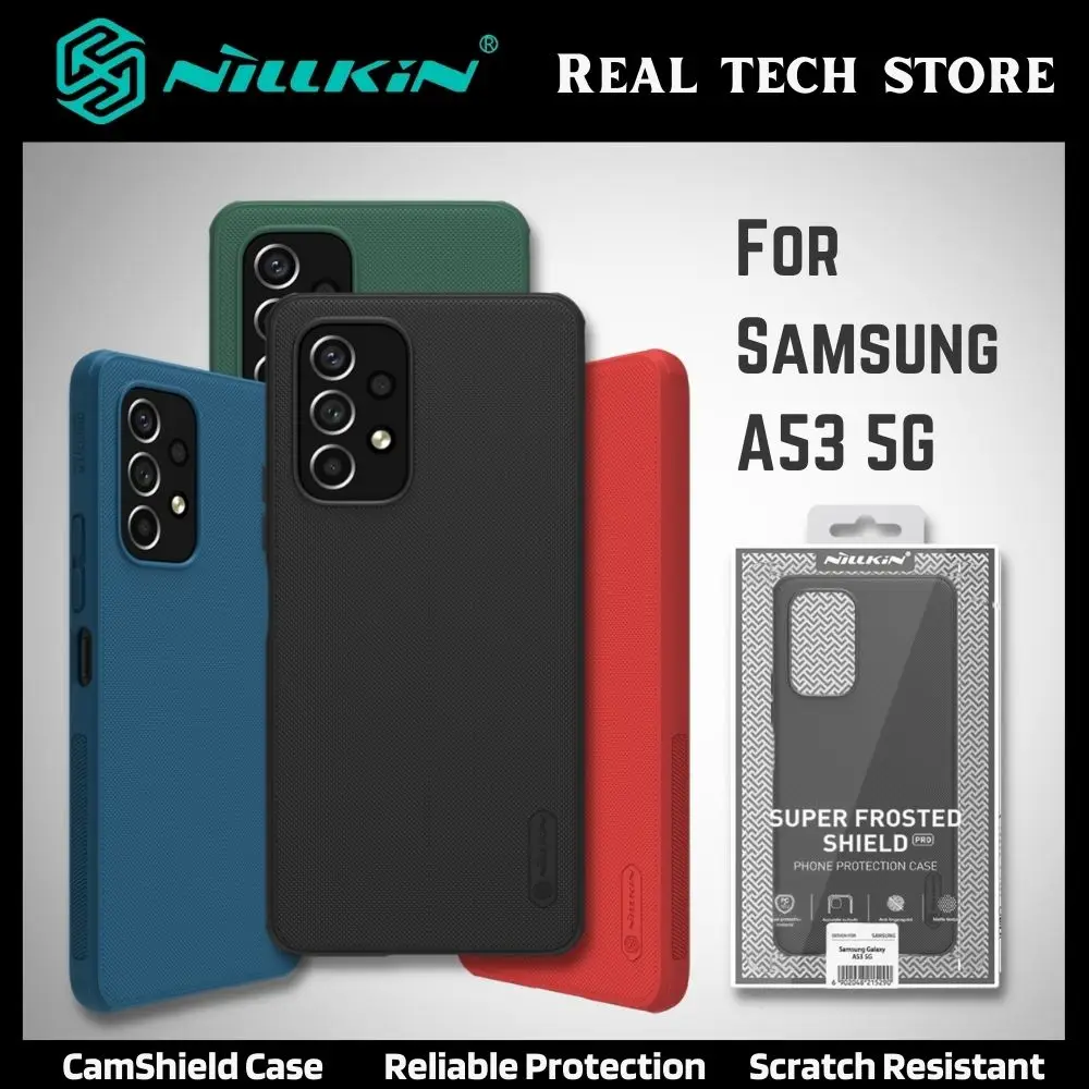 

Nillkin Phone Case for Samsung Galaxy A53 5G Super Frosted Shield Pro Case PC Matte Back Cover For Samsung A53 5G Shell