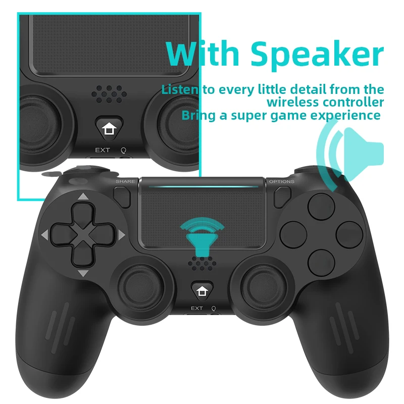 Беспроводной контроллер DATA FROG для PlayStation 4 геймпад с вибрационным динамиком и