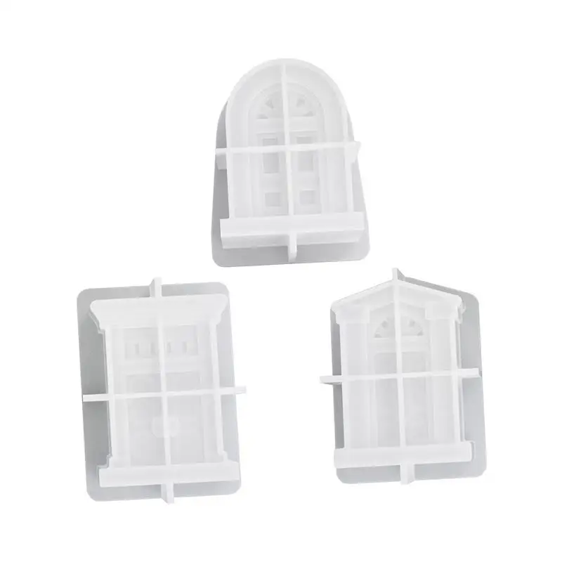 Замок в европейском стиле Свеча силиконовая форма 3D дом строительство торт