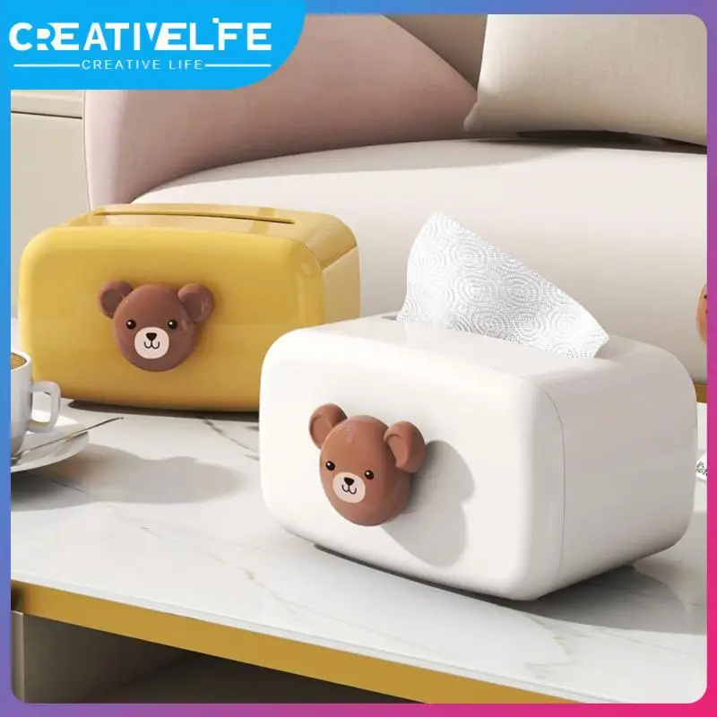 

Creative Paper Drawer Simple And Extravagant Cute Tissue Box Kitchen Bathroom Storage Box 2023 Cartoon Paper Towel Basket Pp
