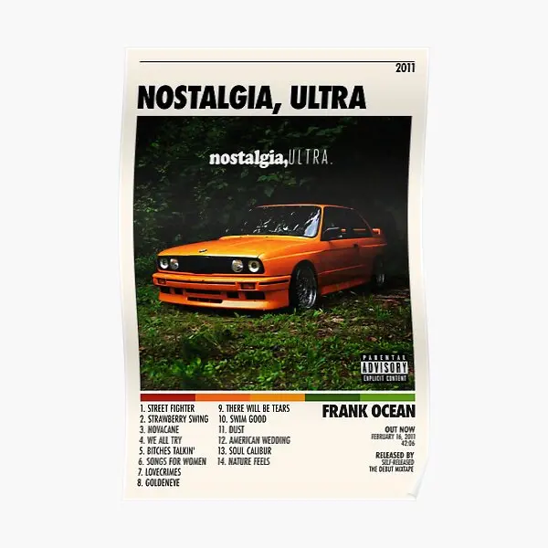 

Nostalgia Ultra Tracklist S Album Alb Poster Picture Painting Funny Home Art Decor Modern Decoration Print Vintage No Frame