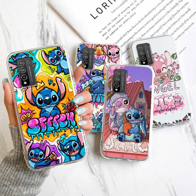 

Lilo Stitch Disney Anime Cute Transparent Phone Case For OPPO Find X6 X5 X3 F21 Neo Lite A96 A57 A77 A74 A76 A55 A54 A53 K10 5G