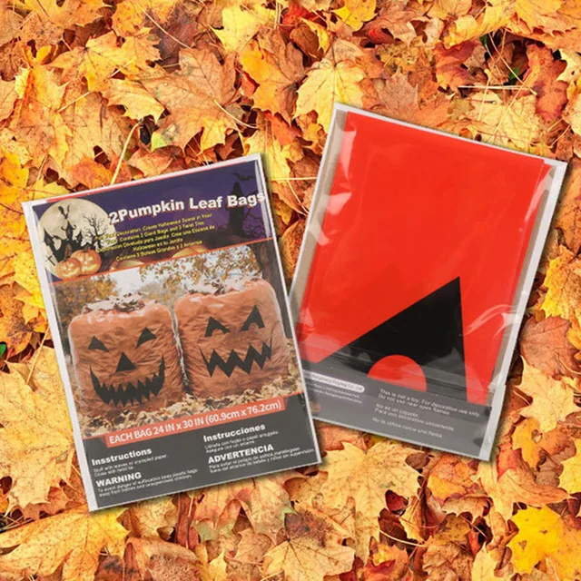 2022 Хэллоуин большая цвета тыквы сумка для мусора уличное украшение реквизит