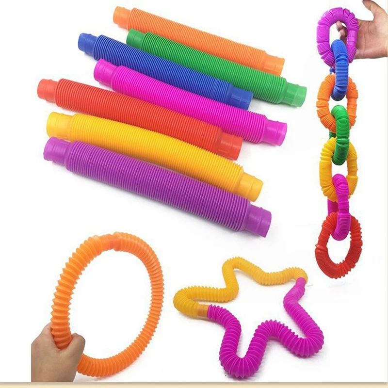 12 шт. мини радужные Волшебные пружины игрушки счастливое лицо единорог детские