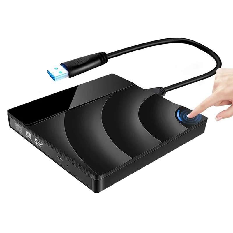 

Внешний CD DVD-привод, USB 3,0 и Type C адаптер, CD DVD RW ридер, устройство записи, портативный DVD CD-привод для ноутбука