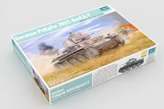 Trumpeter МОДЕЛЬ 1/35 01577 Немецкий комплект пластиковых моделей PzKpfw 38(t) Ausf.E/F