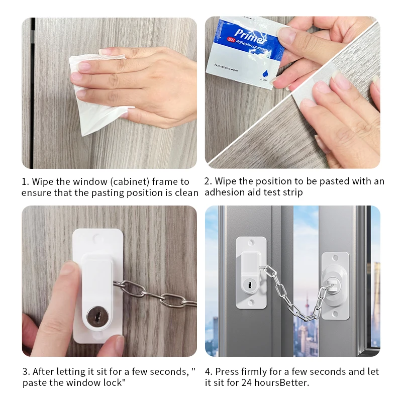 Замок для безопасности детей замок холодильника/окна шкафов с ключами