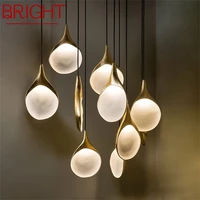bright postmodern pendant lamp creative led hanging fixtures modern decorative lighting dining living room chandelier