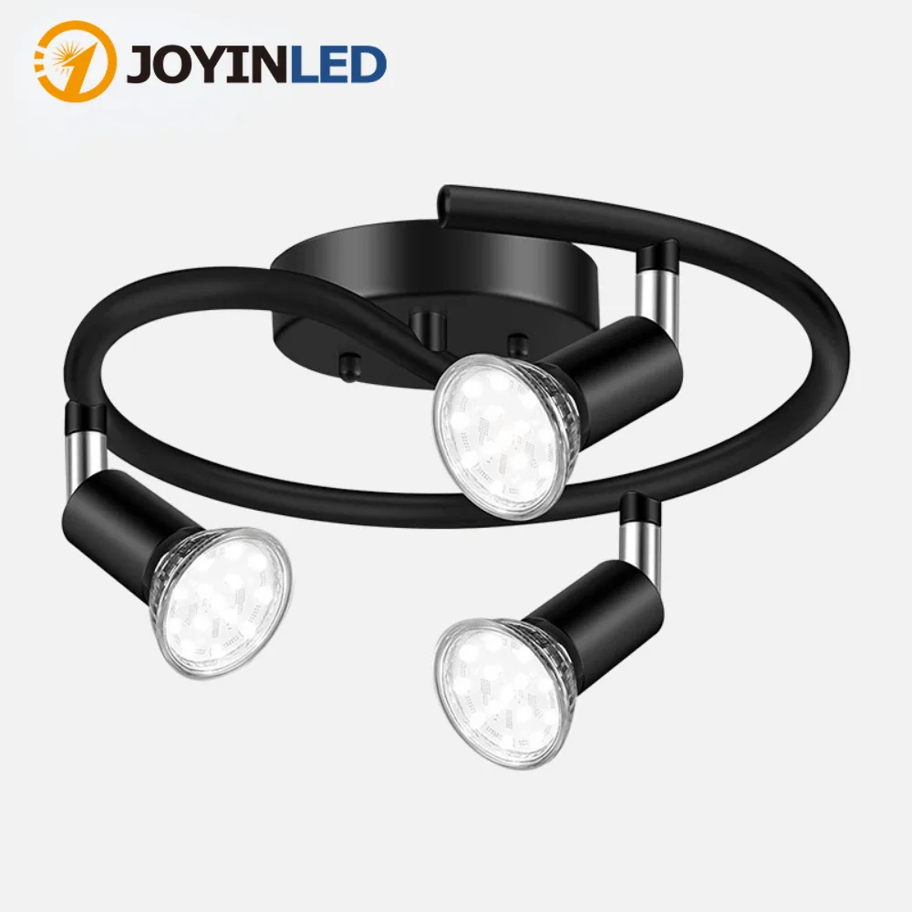 

Поворотная Светодиодная потолочная лампа GU10 с регулируемым углом, 1/2/3/4 головок