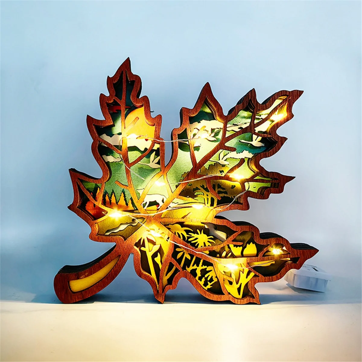 Декор из кленового листа декор для семейной комнаты спальни деревенское