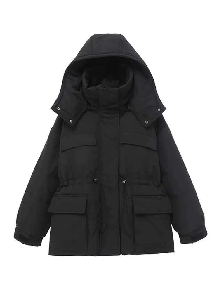 Women Down Jacket New Casual Style Hooded White Duck Down Jackets Autumn Winter Warm Coats And Parkas Female Outwear