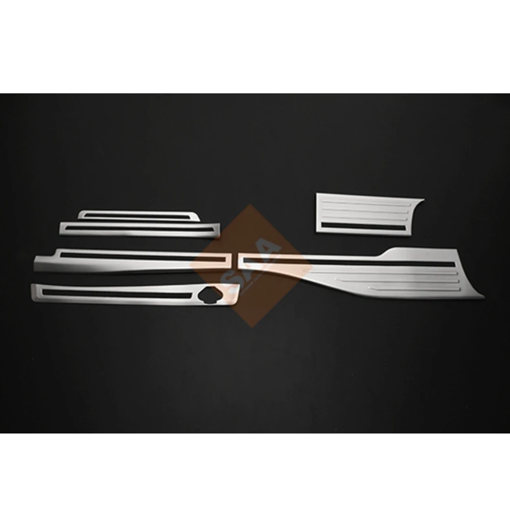 

Наклейка из нержавеющей стали для салона автомобиля, 6 шт., для DAIHATSU TANTO, на заказ, LA650/660S, прочная защитная Накладка на порог автомобиля