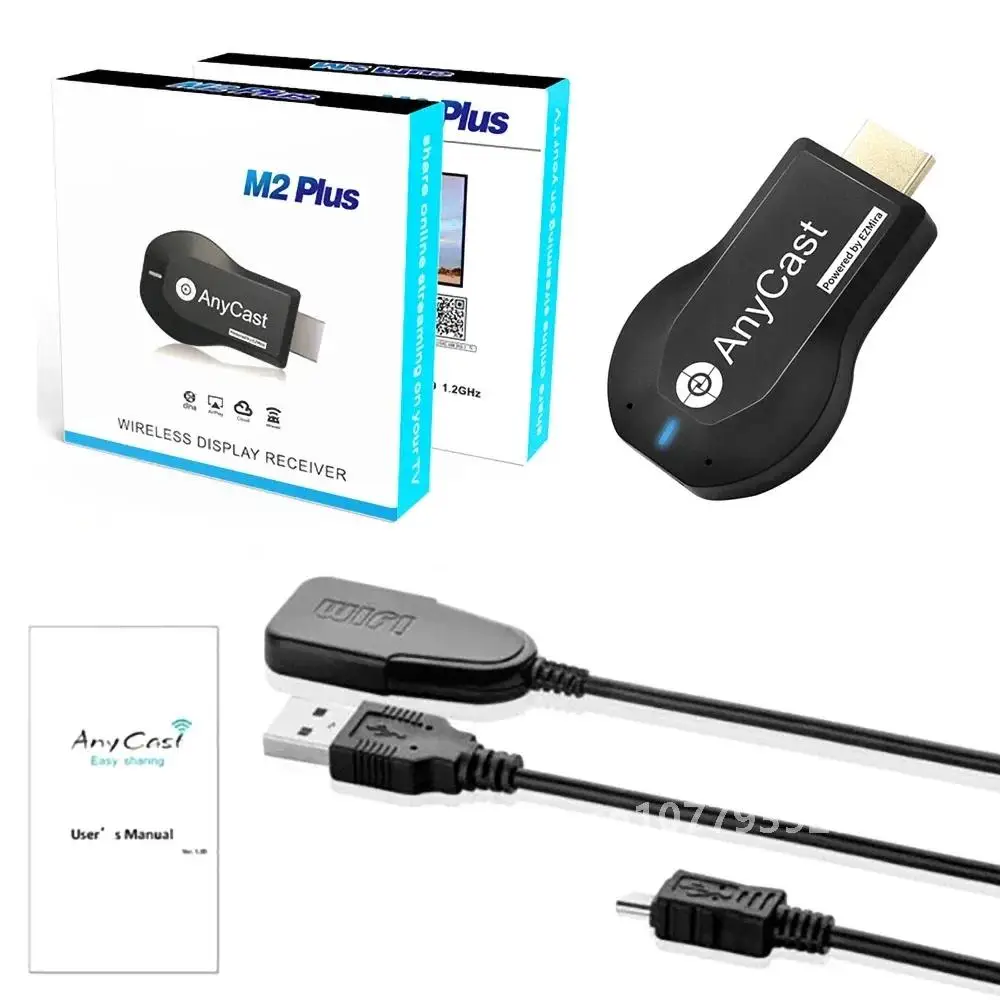 1080P Wireless M2 Plus TV Stick Wi-Fi Display Receiver Stream Cast Anycast DLNA Miracast Airplay Зеркальный экран Android Dongle
