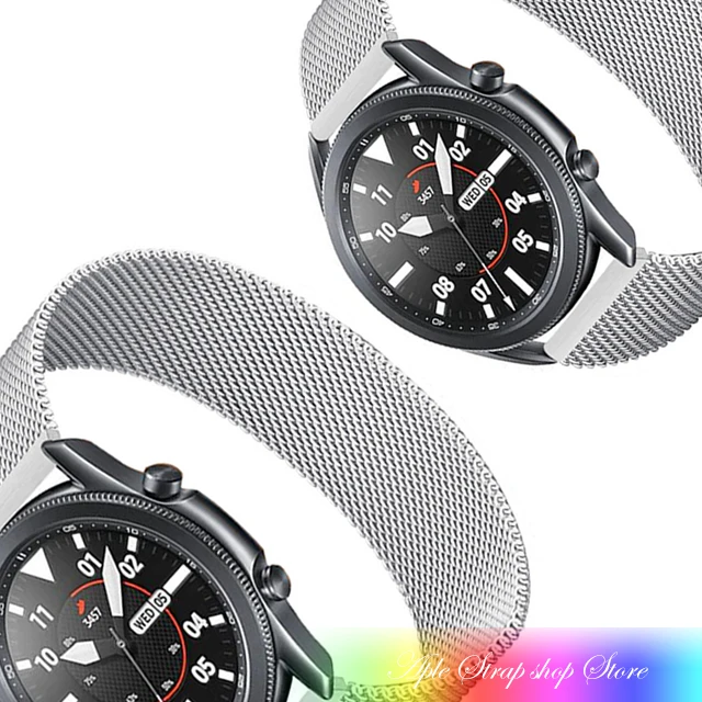 Magnetic loop band for Amazfit gts 2mini Bip/Gtr/47mm/42mm/GTR2/2e 20mm 22mm Metal watch strap Bracelet correa Amazfit bip strap