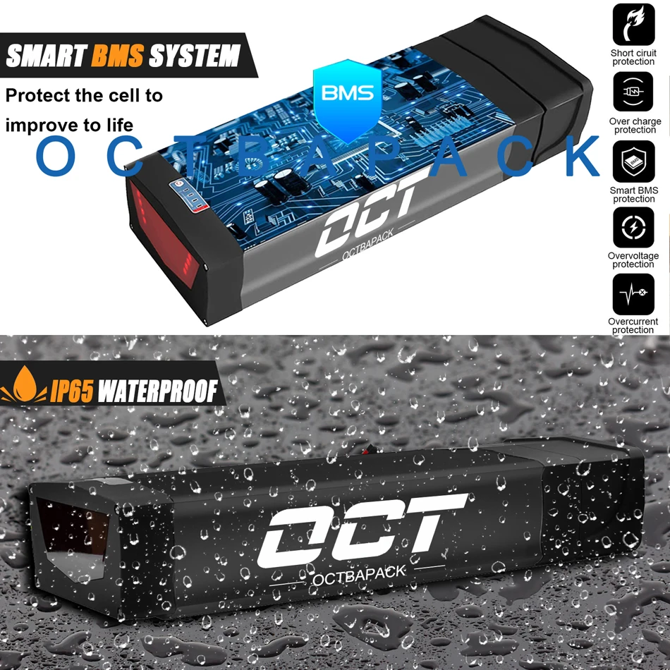 Литий-ионный аккумулятор для электровелосипеда 36 В 30 А/ч 48 25 52 в