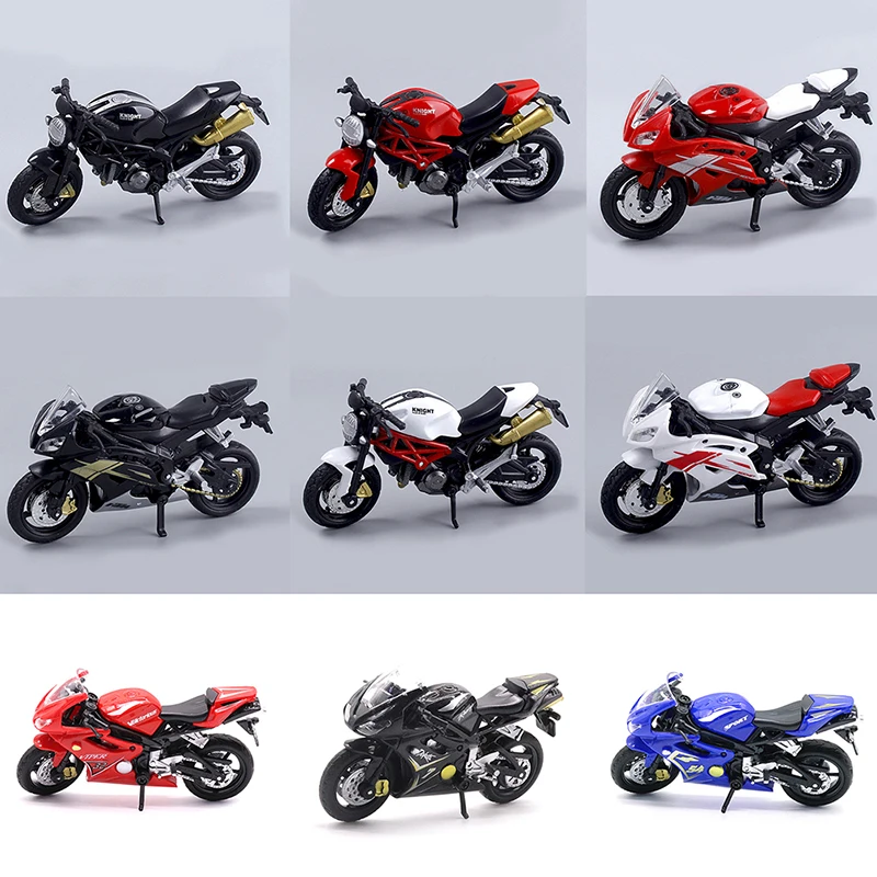 

1:18 Simulation Static Diecast Motorcycle Vehicles Model Toy Children Kids Collectible Hobbies Toy Cool Motorcycle Model Toy New