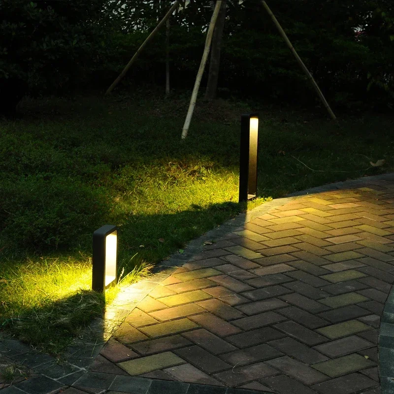 

Outdoor Waterproof 10W LED Square Lawn Light Landscape Community Garden Courtyard Villa Grassland Road Aluminum Lawn Lamp