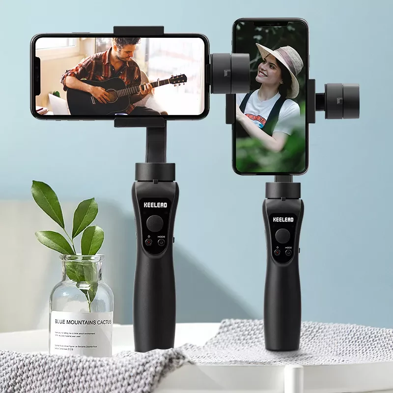 

2023 S5 3-Axis Gimbal Handheld Stabilizer Cellphone Action Camera Holder Anti Shake Video Record Smartphone Gimbal For Phone sec