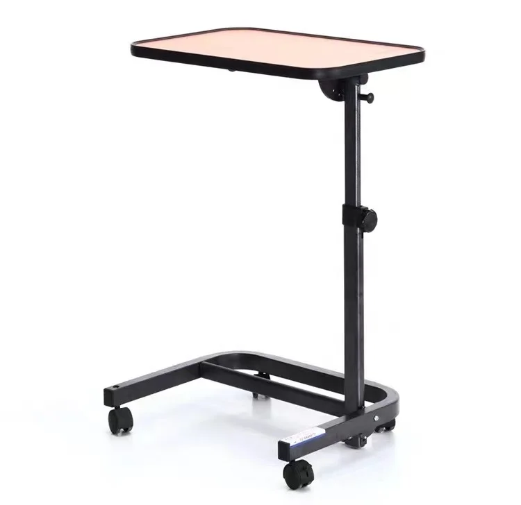 Недорогая медицинская мебель передвижной стол над кроватью обеденный для