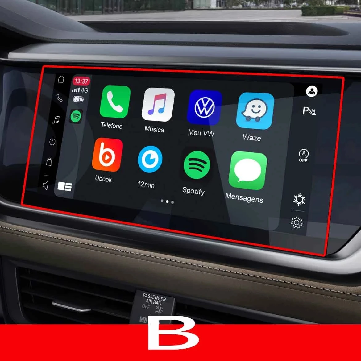 

10.1 inch Tempered Glass Screen Protector Film For VW Volkswagen Taos T-Cross 2021 2022 Car GPS Navigation Interior Accessories