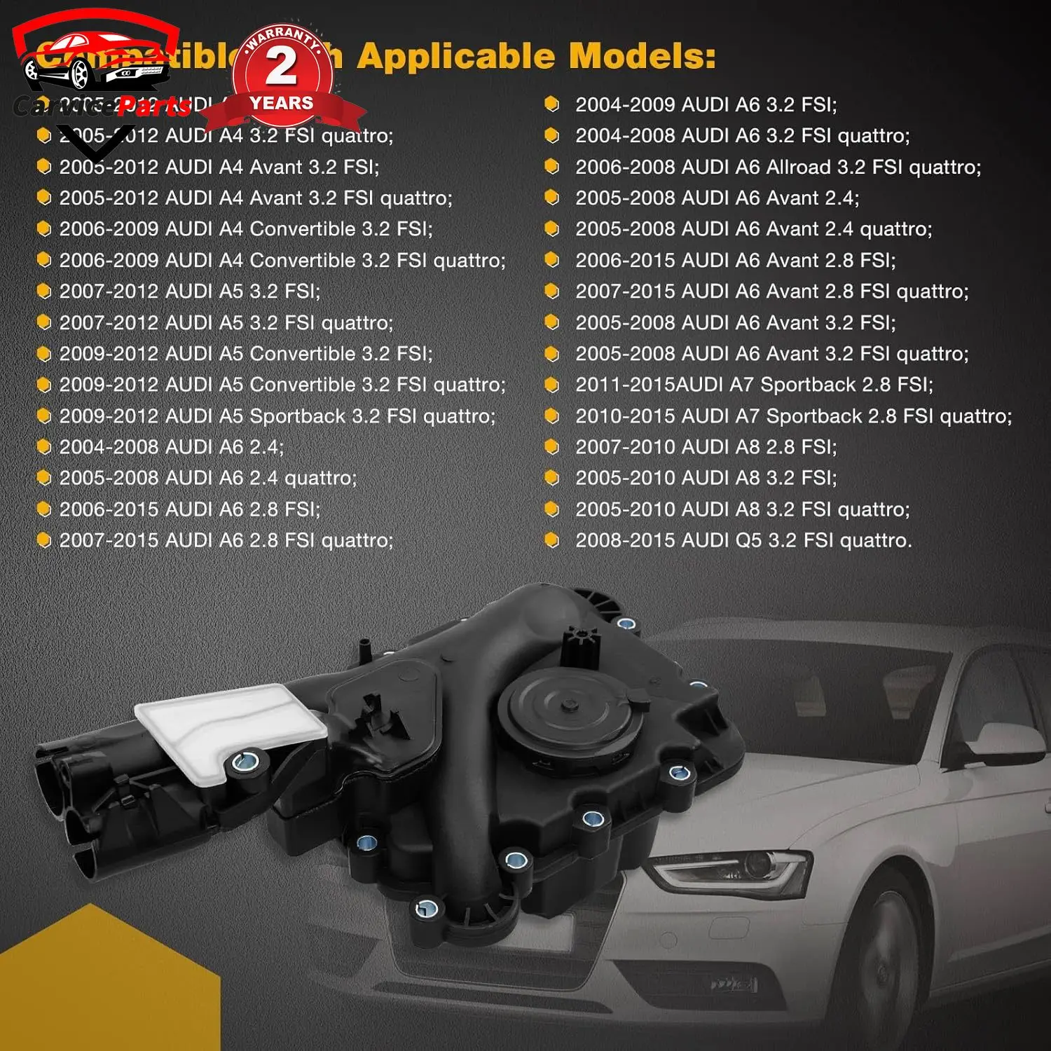 06Е 103547 E 06E C N маслоотделитель двигателя выхлопной сборки для Audi A4 A5 A6 Q5 2 8 3 V6