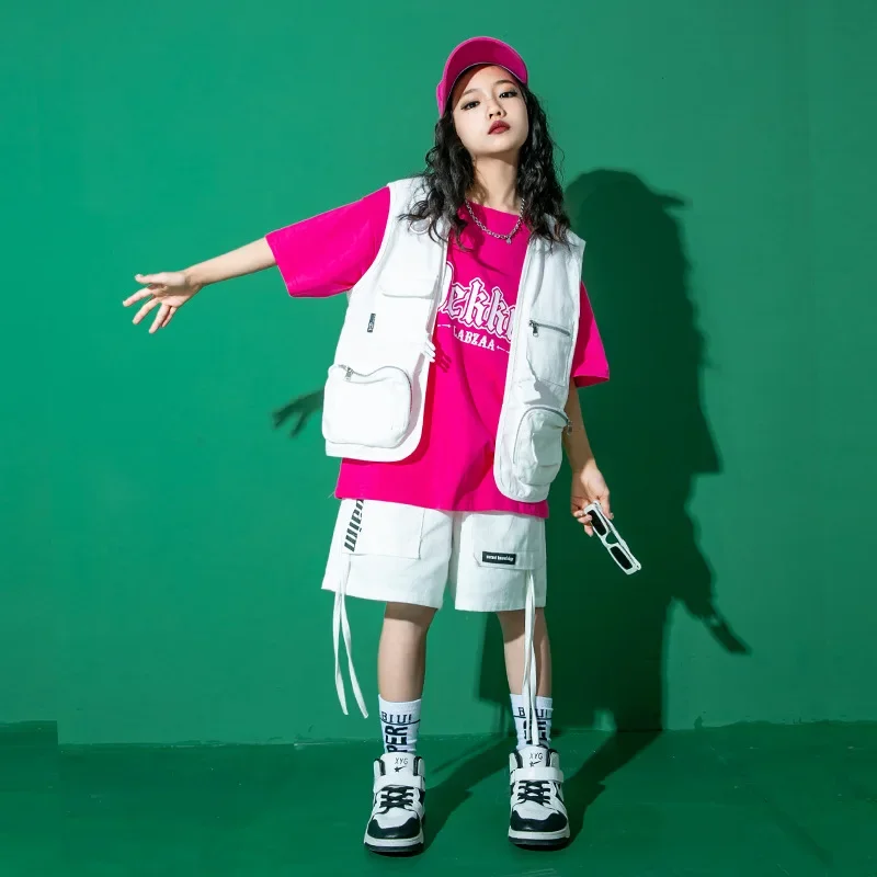 Белая куртка без рукавов жилет повседневные брюки-карго на бретельках шорты для