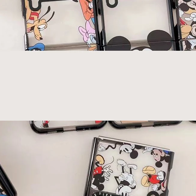 

Cartoon Acrylic Phone Case for Samsung Galaxy Z Flip 4 3 Protective Back Cover for ZFlip3 ZFlip4 Case Shell
