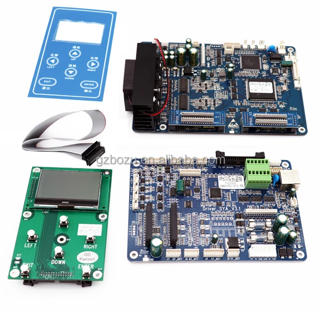 dx5 dx7 double printhead cover to xp600 print head upgrade kit headboard and mainboard set