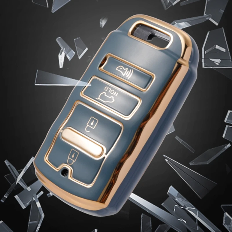

Fashion TPU Car Key Case Cover Shell Fob For KIA Cadenza K9 K7 k-04 Sorento K900 and New K7 key 2013 Year To 2016 Year 4 Button