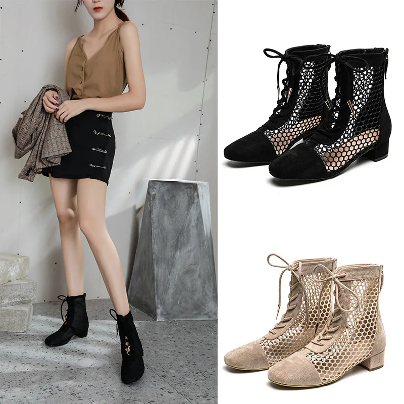 Sexy Gladiator Ladies Shoes Black Boots Women High Heel Ankle Boots For Women Pumps Women Shoes High Heels Botines Mujer 2022 images - 6