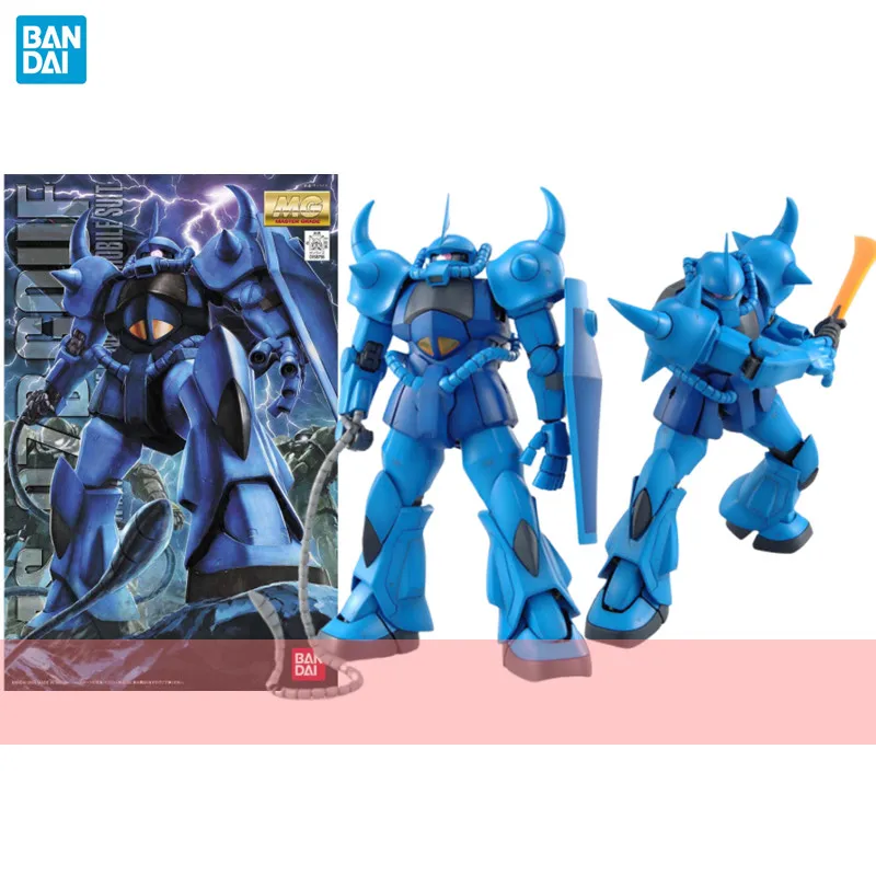 

Bandai Gundam Model Kit Anime Figure MG 1/100 MS-07B Gouf Ver.2.0 Action Figures Toys AssembleCollectible Gifts for Children