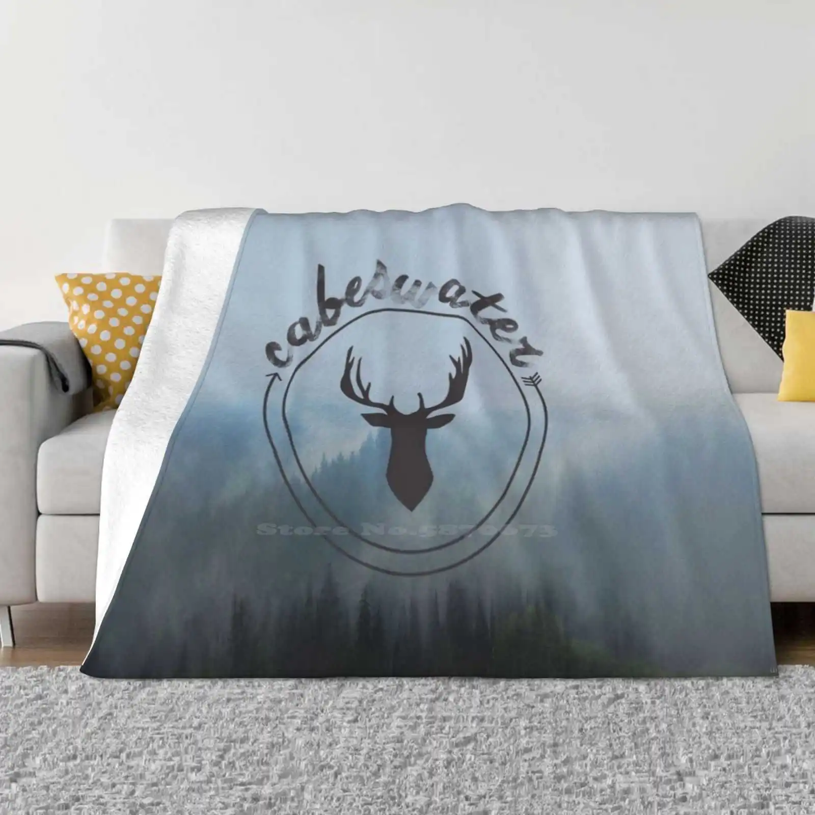 Логотип The Raven Cycle-Cabeswater (Lods) Модное мягкое теплое одеяло Графический дизайн