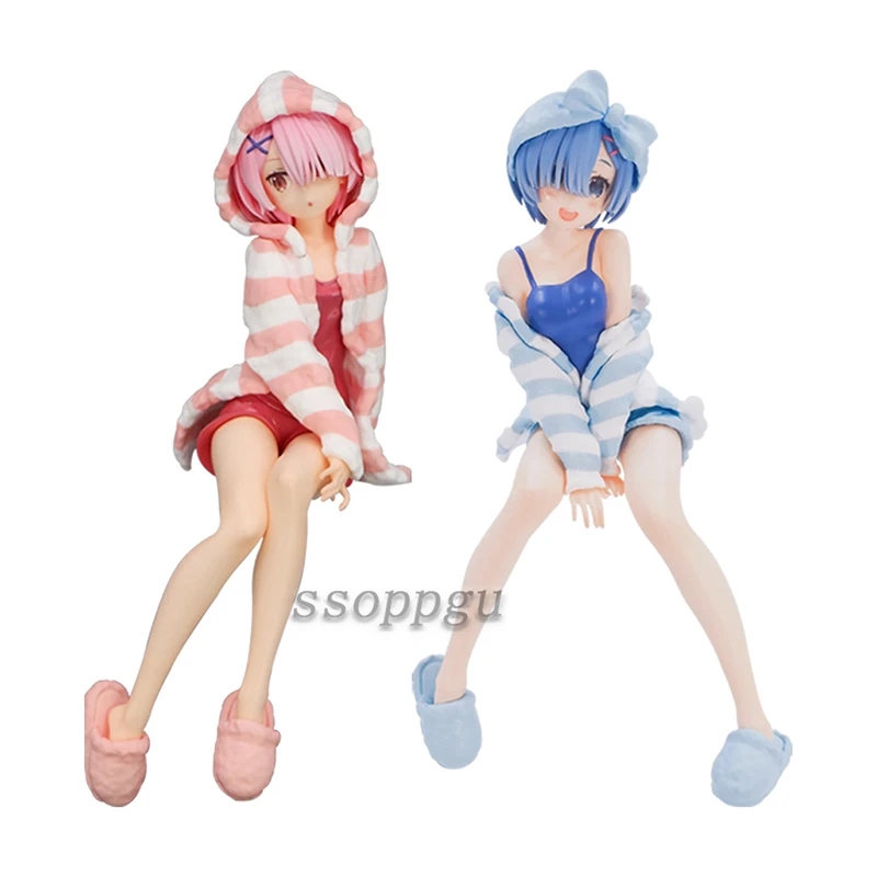 

Noodle Stopper Rem Ram Figure Re:Life in a different world from zero Collection Japanese Anime PVC Action Figure Model Toys