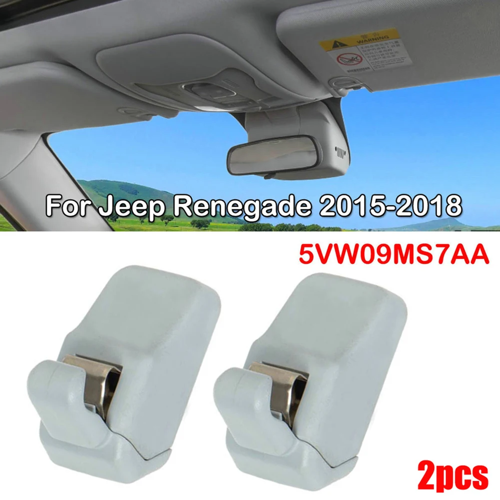 

High Reliability And High Performance. Sun Visor Clip Support Holder 2PC ABS Clip Sun Visor For Jeep Renegade Durable