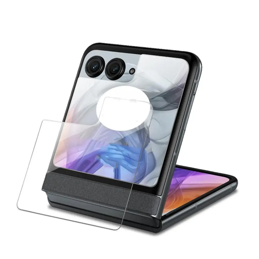 Защитная пленка для экрана Razr 50 закаленное стекло с защитой от отпечатков
