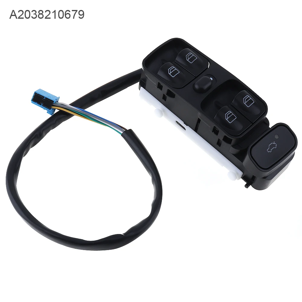

Power Window Switch Control Button Folding A2038210679 Fit for Mercedes Benz Window Lifter Master Control Switches