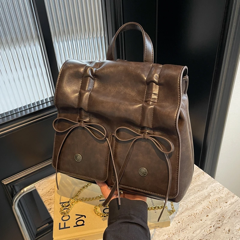 Лидер продаж высококачественный плиссированный женский рюкзак из искусственной