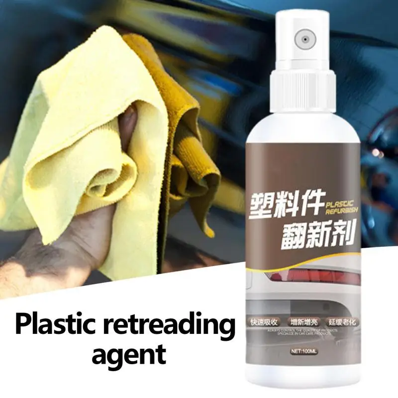 

Plastics Refurbish Agent Car Accessories Highly Concentrated Ceramic Crystal Coating For Cars Plastics Restorer Trim Restore