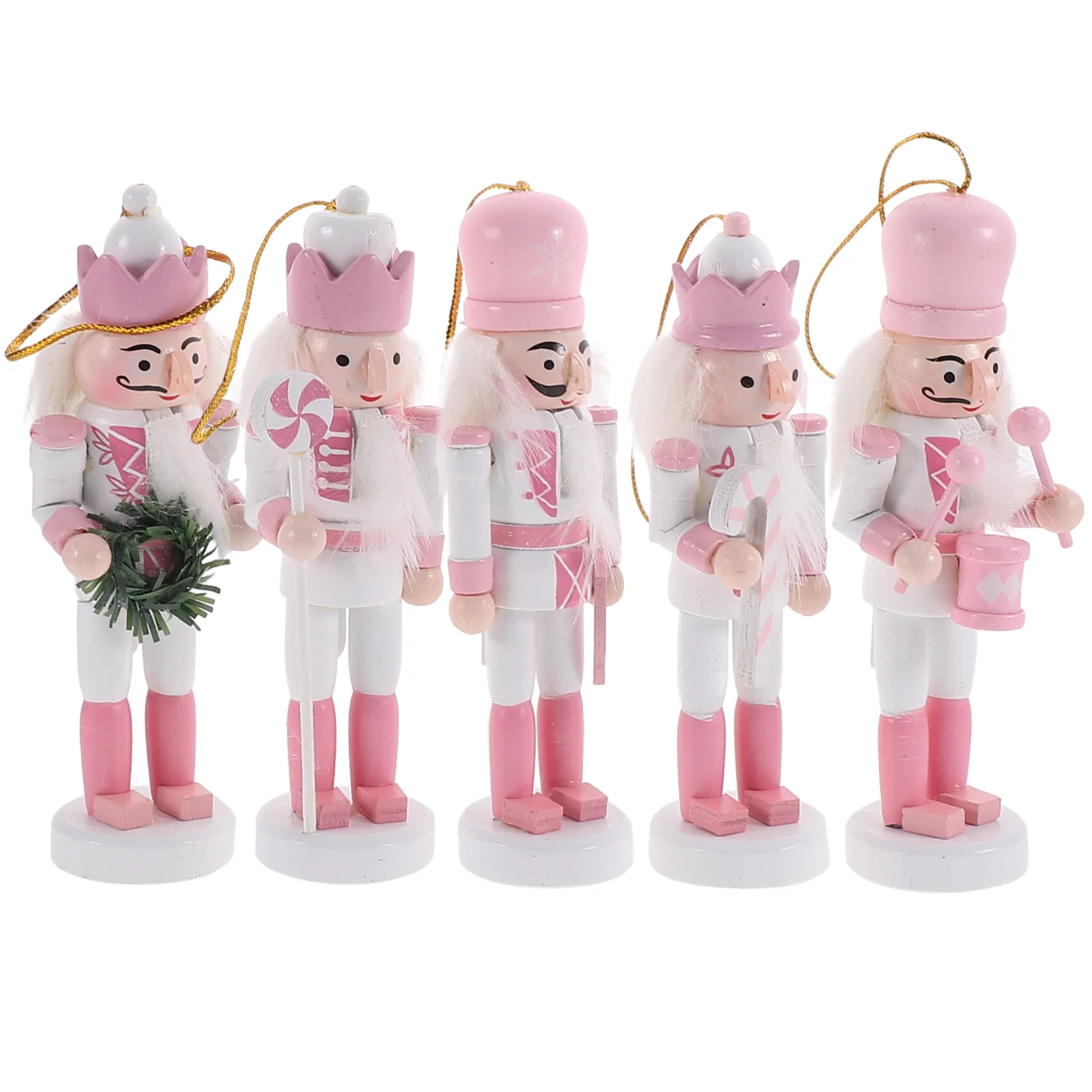 

5 шт., новогодние подвесные украшения для орехов