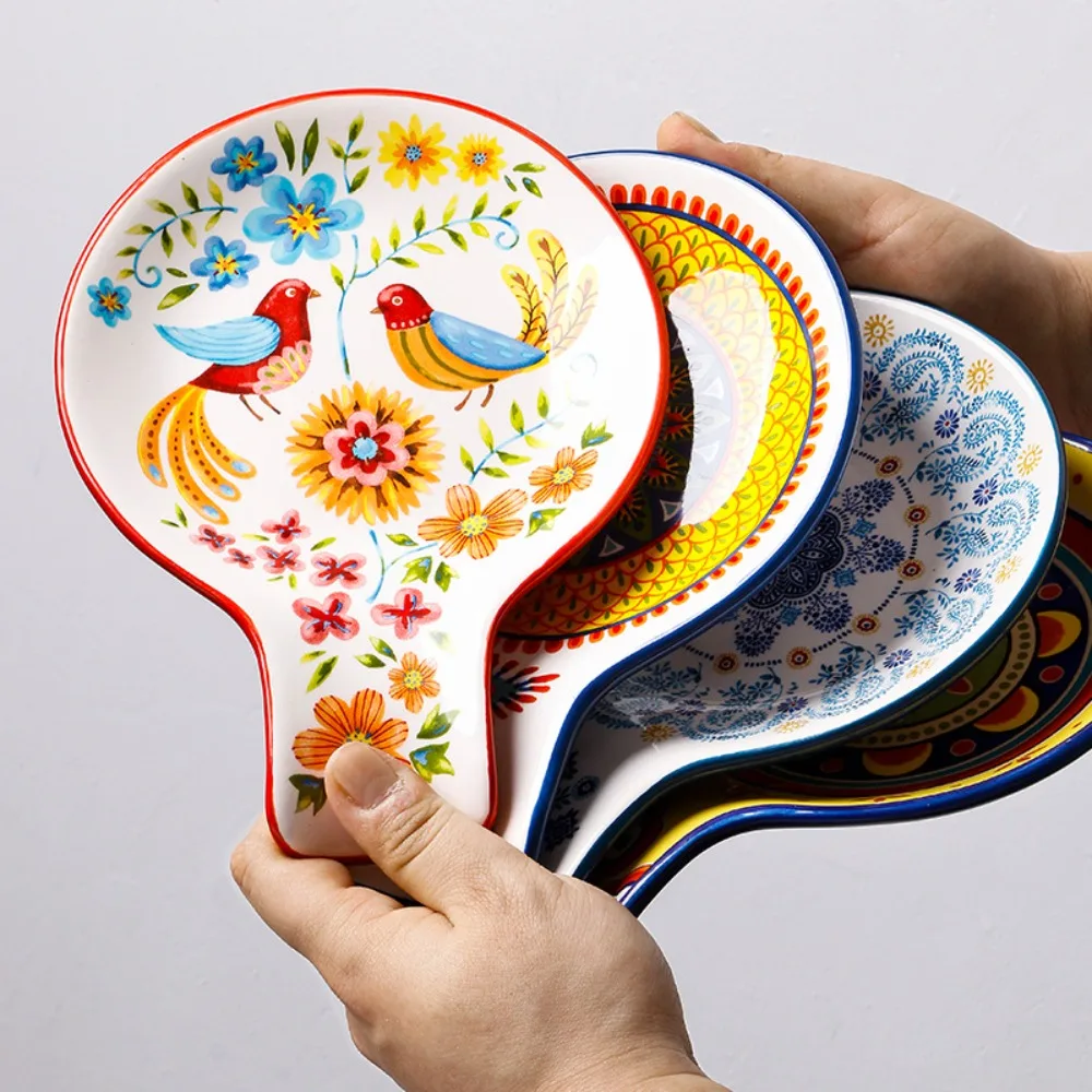 2 шт. керамические подставки для ложек 7 5X5 5 дюйма