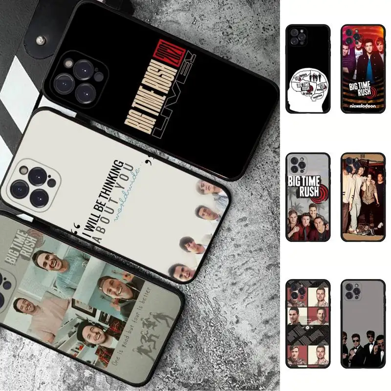 

MaiYaCa big time rush Phone Case For iPhone 14 11 12 13 Mini Pro Max 8 7 6 6S Plus X SE 2020 XR XS Funda Case