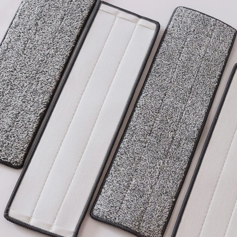 

Замените насадку швабры, сменная насадка из микрофибры, тканевые подушечки для чистки пола, плоские сжимаемые ручные инструменты для отжима для дома 33x12 см