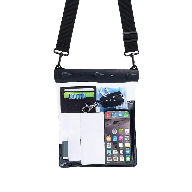

One Shoulder Crossbody Sundry Storage Bag Large Border Touch Screen For Photo In Snow Swimming Outdoor Equipment