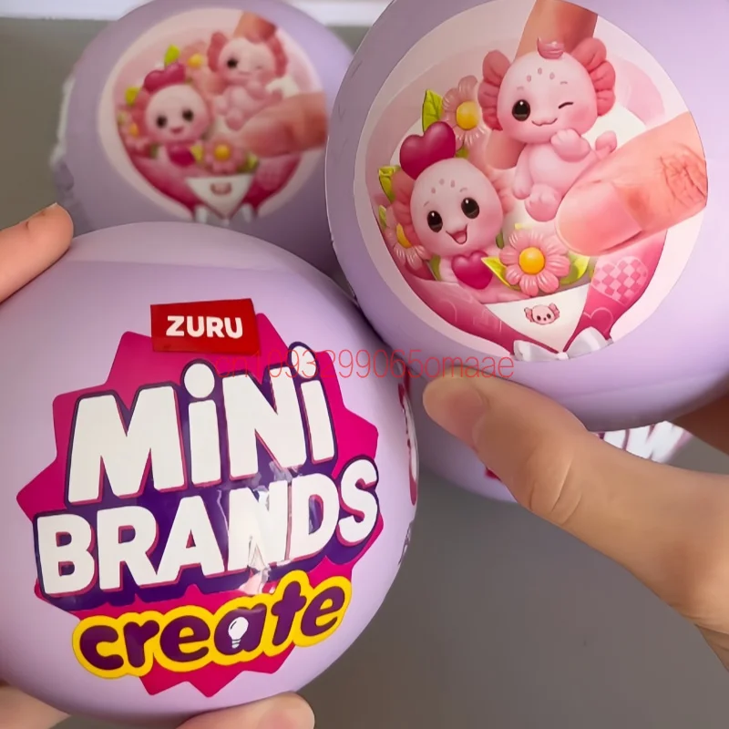 Фото Zuru Mini Brands: Загадочный шарик-сюрприз, милый мини-букет, модная игрушка-сюрприз, коллекционная фигурка животного, украшение, подарок на день рождения №4